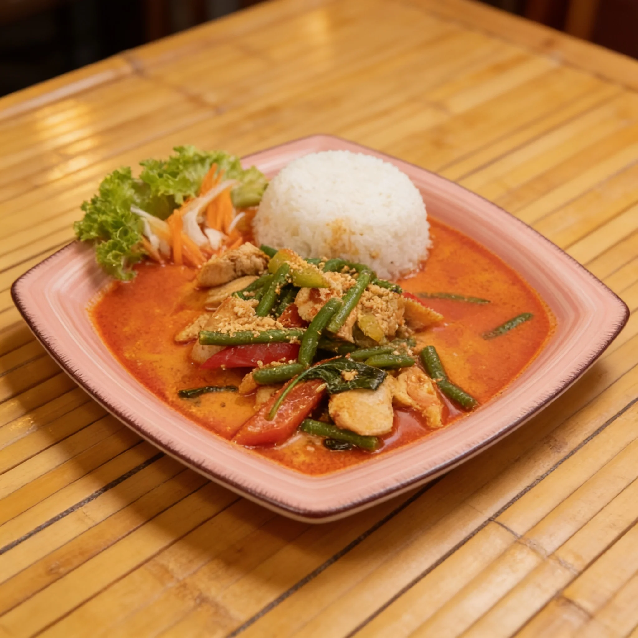 Gaeng Panaeng Curry mit Kokosmilch